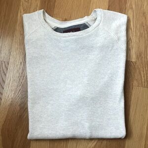 Alesbury Pilsen Men’s Thermal Crew Long Sleeve Cream Size XL